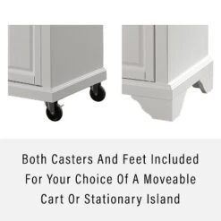 Lafayette Granite Top Portable Kitchen Island/Cart White/Gray - Crosley 10 Lafayette Granite Top Portable Kitchen Island/Cart White/Gray - Crosley -Crosley GUEST 000187da 88fe 4107 ab7d ad690bf467b1