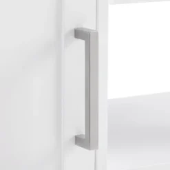 Tristan Open Kitchen Island Cart White/Natural - Crosley -Crosley GUEST 003d3f7a 97a9 4604 9e32 20b1d8c6d6e7