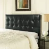 Full/Queen Andover Headboard Black - Crosley