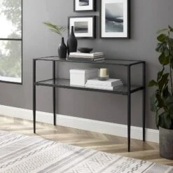 Ashton Console Table Matte Black - Crosley 14 Ashton Console Table Matte Black - Crosley -Crosley GUEST 02794f80 c7a4 43b0 b754 8c72c73c6f3a
