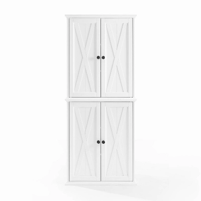 2pc Clifton Tall Pantry White - Crosley 1 2pc Clifton Tall Pantry White - Crosley
