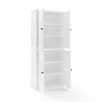 2pc Clifton Tall Pantry White - Crosley 2 2pc Clifton Tall Pantry White - Crosley - Image 2