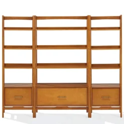 70.5" 3pc Landon Bookcase Set - Crosley -Crosley GUEST 0ae94ecb 7e35 4e59 8b06 8058b2d87bab