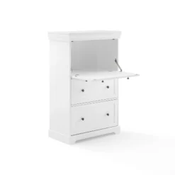 Alena Secretary Desk White - Crosley -Crosley GUEST 10a4bf34 4c40 4234 8153 33ae512986f5