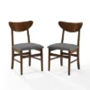 Set Of 2 Landon Wood Dining Chairs With Upholstered Seat - Crosley