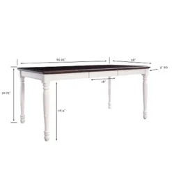 Shelby Dining Table White - Crosley -Crosley GUEST 11fe1db8 c964 4792 992f f7f4baeae458