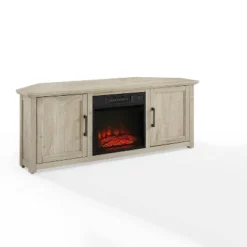 Camden Corner TV Stand For TVs Up To 60" With Fireplace - Crosley -Crosley GUEST 13e3e345 ee84 4ad8 bd5a 990267455b00