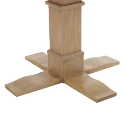 Joanna Round Dining Table Rustic Brown - Crosley -Crosley GUEST 1558256a 7fff 424d ae81 258f2abfcdac