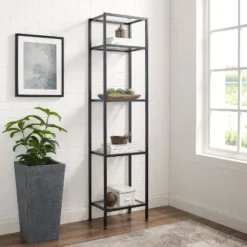 73" Aimee Narrow Etagere Oil Rubbed Bronze - Crosley 6 73" Aimee Narrow Etagere Oil Rubbed Bronze - Crosley -Crosley GUEST 17cb520d 82ed 4cd1 be3d 40232852c0ec