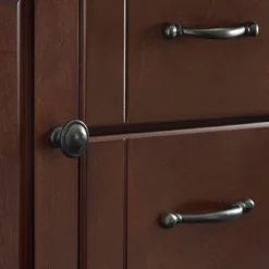 Eleanor Stainless Steel Top Kitchen Cart Mahogany/Stainless Steel - Crosley -Crosley GUEST 1bbecfb9 7e71 4c39 96db 16be80c8428d 4