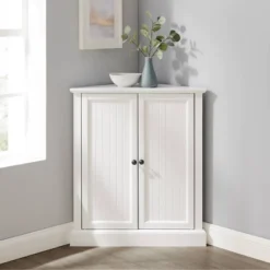 Shoreline Stackable Corner Pantry White - Crosley -Crosley GUEST 1e02bbe5 2d18 4b6b a8e6 dba3e2365dc1