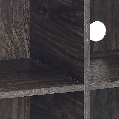 2pc Jacobsen Record Storage Cube Bookshelf Set Brown Ash - Crosley 13 2pc Jacobsen Record Storage Cube Bookshelf Set Brown Ash - Crosley - Image 13