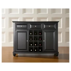 Crosley Cambridge Buffet Server / Sideboard Cabinet With Wine Storage -Crosley GUEST 203dbb09 09f3 4df7 ab40 af77f66de972