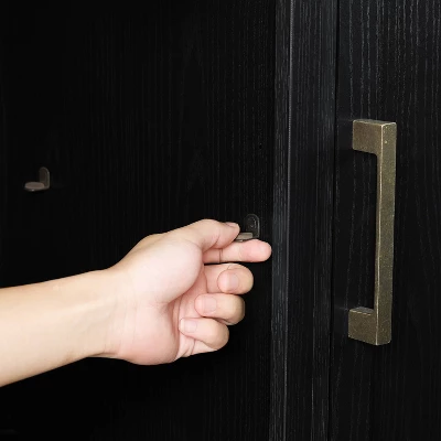 Camden Low Profile Fireplace With TV Stand For TVs Up To 60" Black - Crosley 13 Camden Low Profile Fireplace With TV Stand For TVs Up To 60" Black - Crosley - Image 13