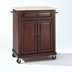 Compact Wood Top Kitchen Cart - Crosley -Crosley GUEST 2636244a 1fd5 4d57 bfe2 d7a7f01d6750