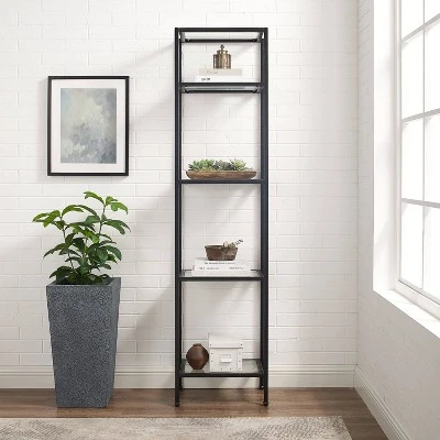 73" Aimee Narrow Etagere Oil Rubbed Bronze - Crosley 2 73" Aimee Narrow Etagere Oil Rubbed Bronze - Crosley - Image 2