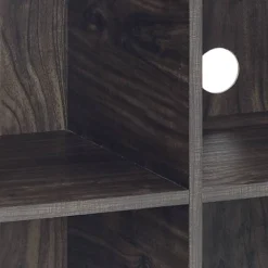 Jacobsen Record Storage Cube Bookshelf Brown Ash - Crosley -Crosley GUEST 273519b5 12dd 48d9 a5e7 fb98da720929