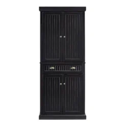 Seaside Kitchen Pantry Distressed Black - Crosley -Crosley GUEST 28b3a857 ffb5 4f0e bfa6 b8ebd14d1261