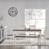 6pc Shelby Extendable Dining Set White - Crosley