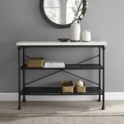 Madeleine Console Matte Black - Crosley -Crosley GUEST 2ce9e4d3 2ca7 4737 a6bf d6fe2ceeb79c