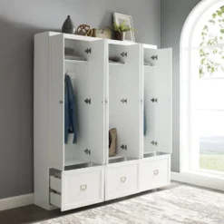 3pc Harper Entryway Pantry Closets White - Crosley 13 3pc Harper Entryway Pantry Closets White - Crosley -Crosley GUEST 2d6957d0 6a6c 4fd8 8d90 b5bef8145139