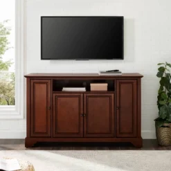 Lafayette TV Stand For TVs Up To 60" Dark Brown - Crosley -Crosley GUEST 2de1ae50 a611 4470 b817 8db60fbe5354