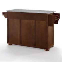 Eleanor Stainless Steel Top Kitchen Island Mahogany/Stainless Steel - Crosley -Crosley GUEST 360452ca fd6d 4053 aed4 b3103eb9c1a1