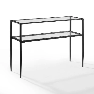Ashton Console Table Matte Black - Crosley 1 Ashton Console Table Matte Black - Crosley