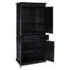 Parsons Pantry Storage Wood/Black - Crosley