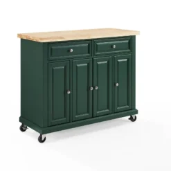 Madison Kitchen Island/Cart Emerald Green - Crosley -Crosley GUEST 3a6e0c93 de62 4007 85fa 43df0396606a