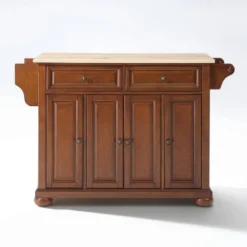 Alexandria Wood Top Full Size Kitchen Island/Cart - Crosley -Crosley GUEST 4069ee91 846a 43a8 abfb f2ddd7092d5f