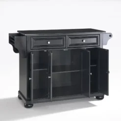 Alexandria Granite Top Full Size Kitchen Island/Cart - Crosley -Crosley GUEST 44b2c20c 1f61 45cc b136 67c75afbce79