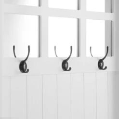 Plymouth Hall Tree White - Crosley -Crosley GUEST 462920b6 ee77 4609 85fc 6d79d7e4076b