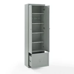 Harper Convertible Pantry Closet Gray - Crosley -Crosley GUEST 4a5f23a7 0cd0 465f 93ae 27af53ebe13e