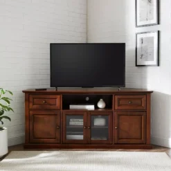 Shelby Corner TV Stand For TVs Up To 65" - Crosley -Crosley GUEST 56be28a7 fd93 47aa bf0d e09e467630d5