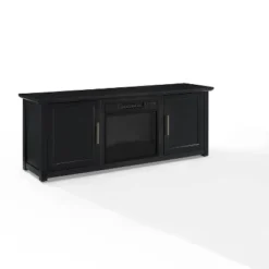 Camden Low Profile Fireplace With TV Stand For TVs Up To 60" Black - Crosley 23 Camden Low Profile Fireplace With TV Stand For TVs Up To 60" Black - Crosley -Crosley GUEST 56c26ace a0c9 461d aa35 d7f2aa645412