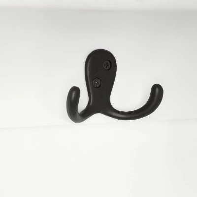 3pc Tara Entryway Set - Hall Tree And 2 Linen Cabinets Distressed White - Crosley 8 3pc Tara Entryway Set - Hall Tree And 2 Linen Cabinets Distressed White - Crosley - Image 8