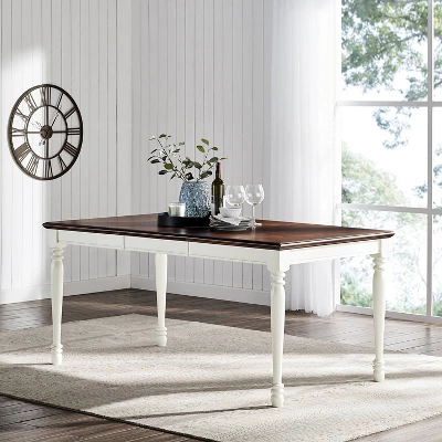 4pc Shelby Dining Set Distressed White - Crosley 9 4pc Shelby Dining Set Distressed White - Crosley - Image 9