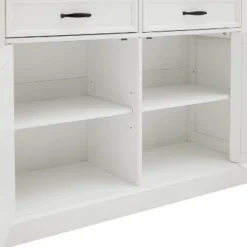 Clifton Sideboard Distressed White - Crosley -Crosley GUEST 58184b24 9e09 4185 a338 4feb4a7548db