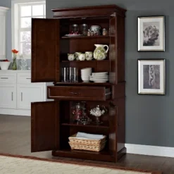 Parsons Pantry Storage Wood/Mahogany - Crosley -Crosley GUEST 58a3b6fe dc9e 42ee b077 2af09b9366cc