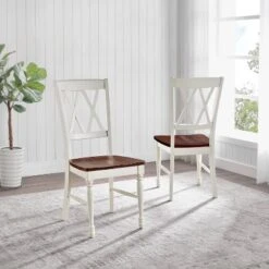 4pc Shelby Dining Set Distressed White - Crosley 35 4pc Shelby Dining Set Distressed White - Crosley -Crosley GUEST 59090f5c 168c 4c2c 912f edab20206d9b