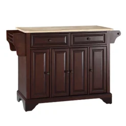 Lafayette Wood Top Full Size Kitchen Island/Cart Mahogany - Crosley -Crosley GUEST 5d695574 aef3 4c7d 83ae bbf199a408a0
