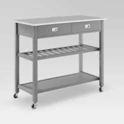 Chloe Stainless Steel Top Kitchen Island Cart - Crosley 28 Chloe Stainless Steel Top Kitchen Island Cart - Crosley -Crosley GUEST 5e220b9e ab78 478d 9e51 c568b5d3ce13