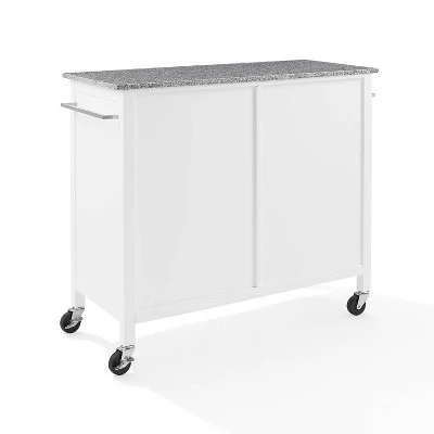 Soren Granite Top Kitchen Island/Cart Gray/White - Crosley 9 Soren Granite Top Kitchen Island/Cart Gray/White - Crosley - Image 9