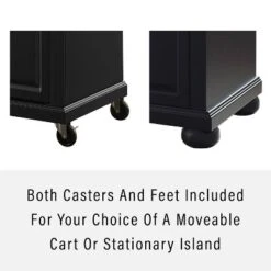 Alexandria Granite Top Full Size Kitchen Island/Cart - Crosley -Crosley GUEST 685747f0 1fcf 4b05 940c a526f9517e6b