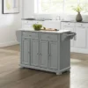 Alexandria Granite Top Kitchen Island/Cart Gray - Crosley