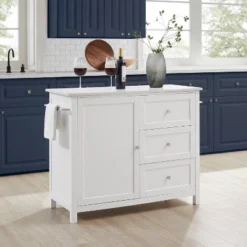 Soren Stone Top Kitchen Island/Cart White - Crosley 29 Soren Stone Top Kitchen Island/Cart White - Crosley -Crosley GUEST 6b7ba0ea e474 410d a51a 7cc50f77ea4d