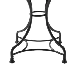 32" Madeleine Round Dining Table Matte Black - Crosley -Crosley GUEST 6c0f4a81 55fa 4536 ba4c 41eb43534b54