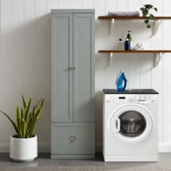 Harper Convertible Pantry Closet Gray - Crosley -Crosley GUEST 6d08f828 a506 4e8f bb08 42d2f721393d