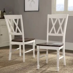 4pc Shelby Dining Set Distressed White - Crosley 33 4pc Shelby Dining Set Distressed White - Crosley -Crosley GUEST 6d26efec 5693 48ef a592 f86673456f3a